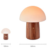 Mini Mushroom Lamp - Walnut