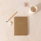 Organic A5 Notebook - Hazelnut