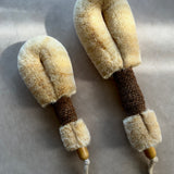 Dry Body Brush Coir Handle -Large