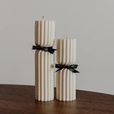 Ribbed Column Candle Set I soy