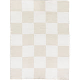 Ala wool throw 130x180 | white/sand