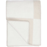 Ala wool throw 130x180 | white/sand