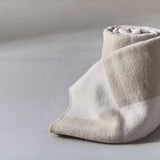 Ala wool throw 130x180 | white/sand