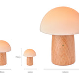 Mini Mushroom Lamp - White Ash