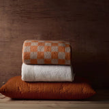 Ala wool throw 130x180 | white/sand