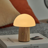 Mini Mushroom Lamp - White Ash